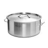 SOGA Stock Pot 14L Top Grade Thick Stainless Steel Stockpot 18/10