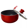 Better Chef 1.5Qt Ceramic-Coated Saucepan with Glass Lid