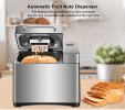 PSMBF009 19in1 Automatic Bread maker 650W toaster 2.8 inch LED gluten free 2 lbs 1.5 lb 1 lb American bread, French bread