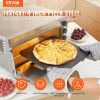 VEVOR Pizza Steel, 14" x 14" x 1/4" Pizza Steel Plate for Oven, Pre-Seasoned Carbon Steel Pizza Baking Stone with 20X Higher Conductivity