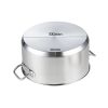 SOGA Stock Pot 14L Top Grade Thick Stainless Steel Stockpot 18/10