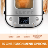 PSMBF003a Gluten free toaster 15in1 automatic toaster 2.8 inch LED 15h timer 2 lbs 1.5 lb 1 lb American bread, Italian French bread