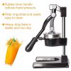 Citrus Pomegranate Juicer Labor-saving Manual Fruit Juicer Press Fruit Squeezer with Stable Non-slip Base, Black