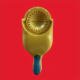 1pc Kitchen Tool For Pressing Dumpling Wrappers For Making Dumplings Manually, Making Dumpling Molds In Home Kitchen (Color: Yellow)